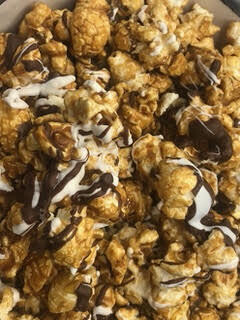 Drizzled Caramel Popcorn - 7 Cup Bag - School Fundraiser