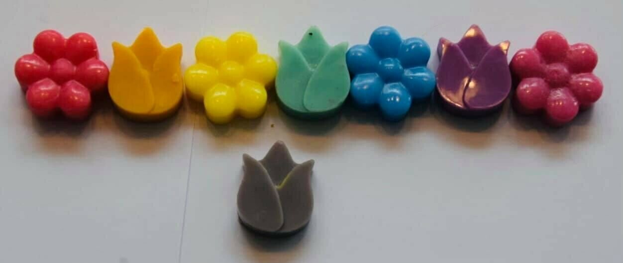 Rainbow flower wax melts ( 10 packs)