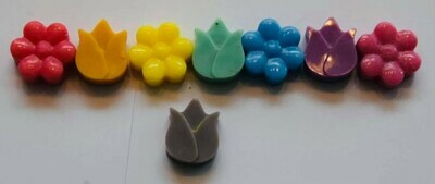 Rainbow flower wax melts ( 10 packs)