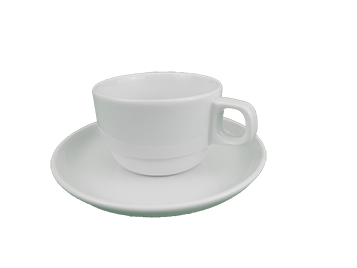 Kaffeetasse Basic, inkl. Untertasse Kaffeetasse Basic, inkl. Untertasse