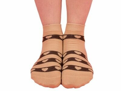 The Candy Socks Collection Toffee Heart Sock