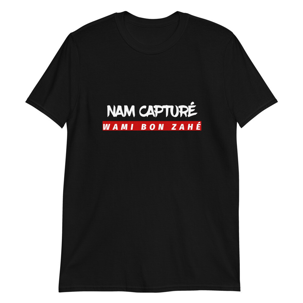 Tee-shirt original noir Nam Capturé Wami Bonzahé