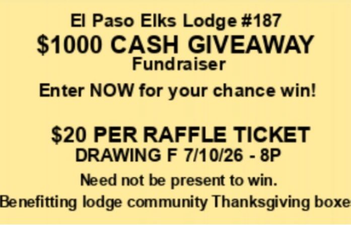 $1000 Giveaway Fundraiser