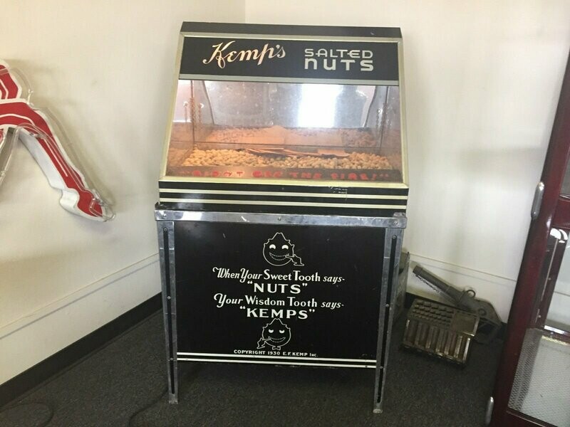 Vintage Peanut Dispenser Case