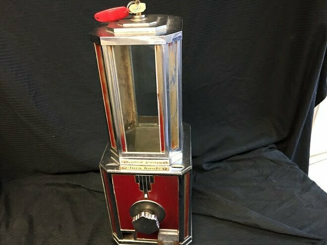Stewart & McGuire Candy & Gumball Machine