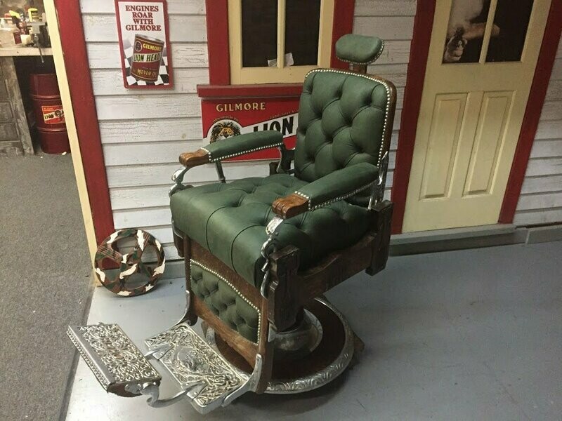 Koken Wooden Barber Chair