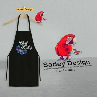 Custom Apron Embroidery for Company's Branding