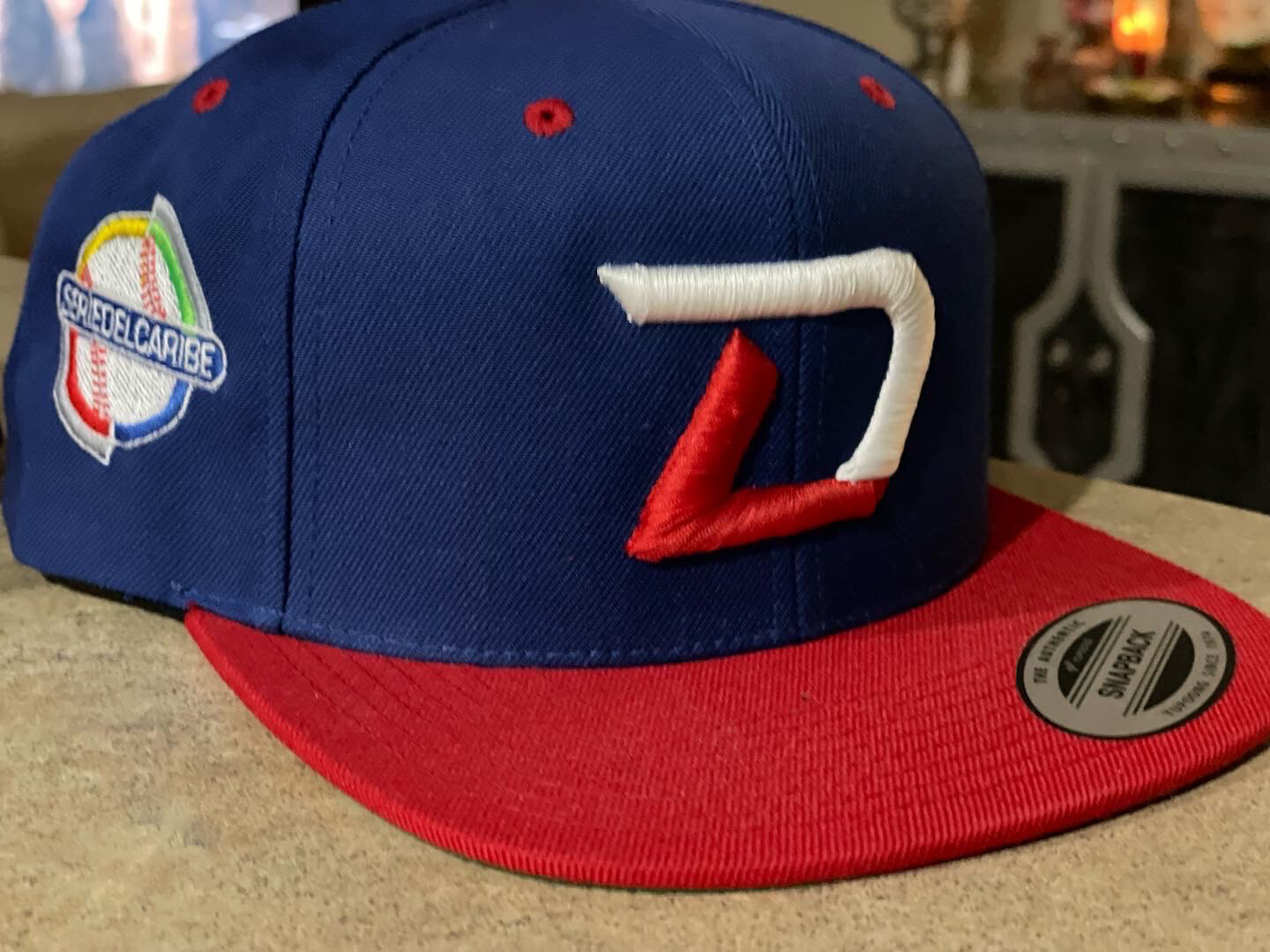 Custom 3D Puff LiGa Dominicana Baseball Cap