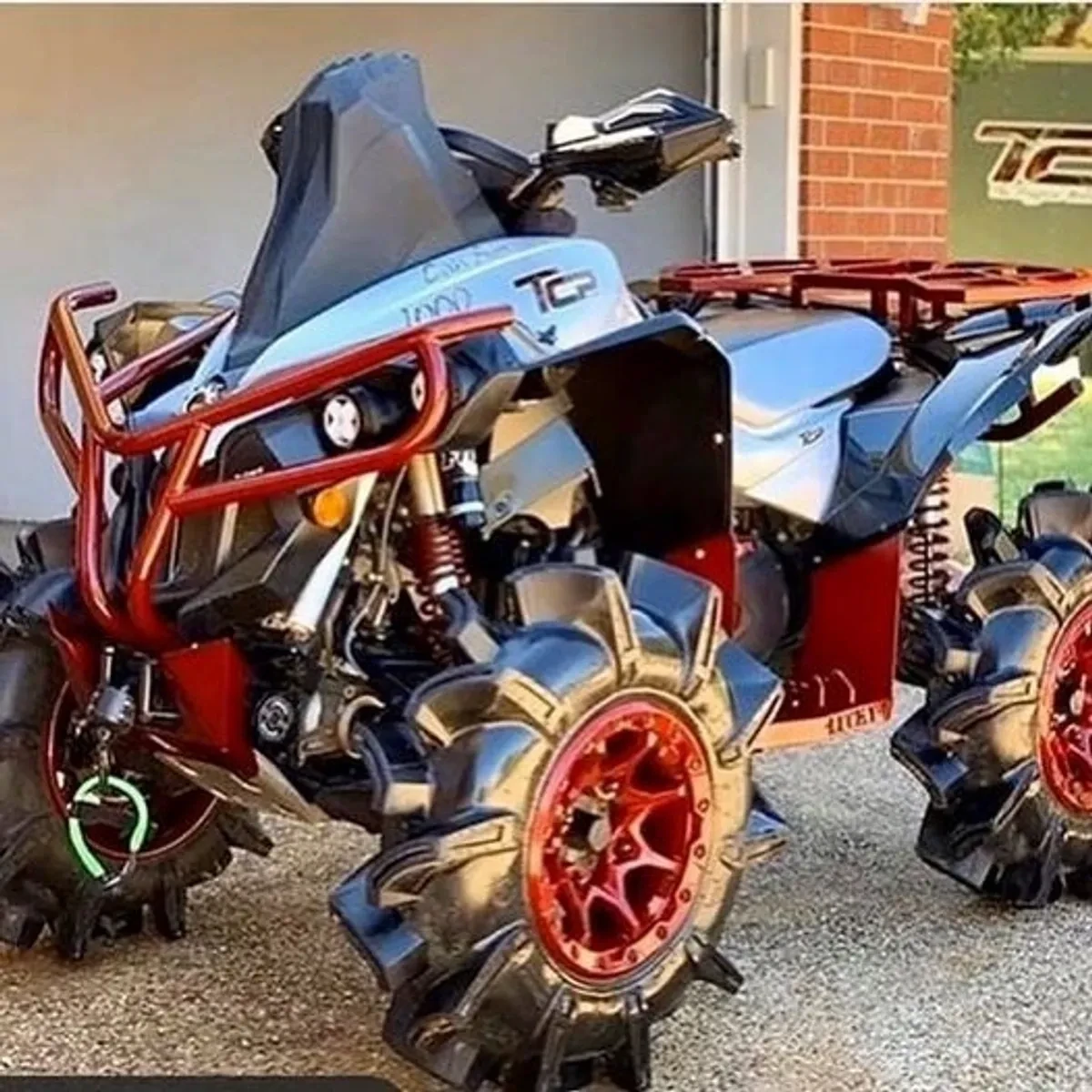 Lucky 7 Can Am Renegade G2 Custom Metal Floorboards
