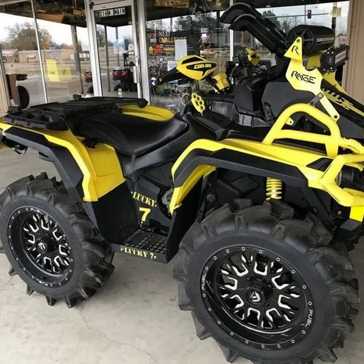 Lucky 7 Can Am Renegade G2 Custom Metal Floorboards