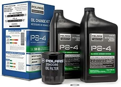 Full Synthetic Oil Change Kit, 2877473, 2 Quarts of PS-4 Engine Oil and 1 Oil Filter