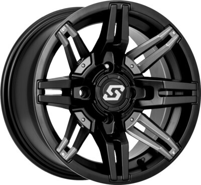 SEDONA RUKUS WHEEL 14X7 4/156 4+3 (+5MM) BLK/GUNMETAL