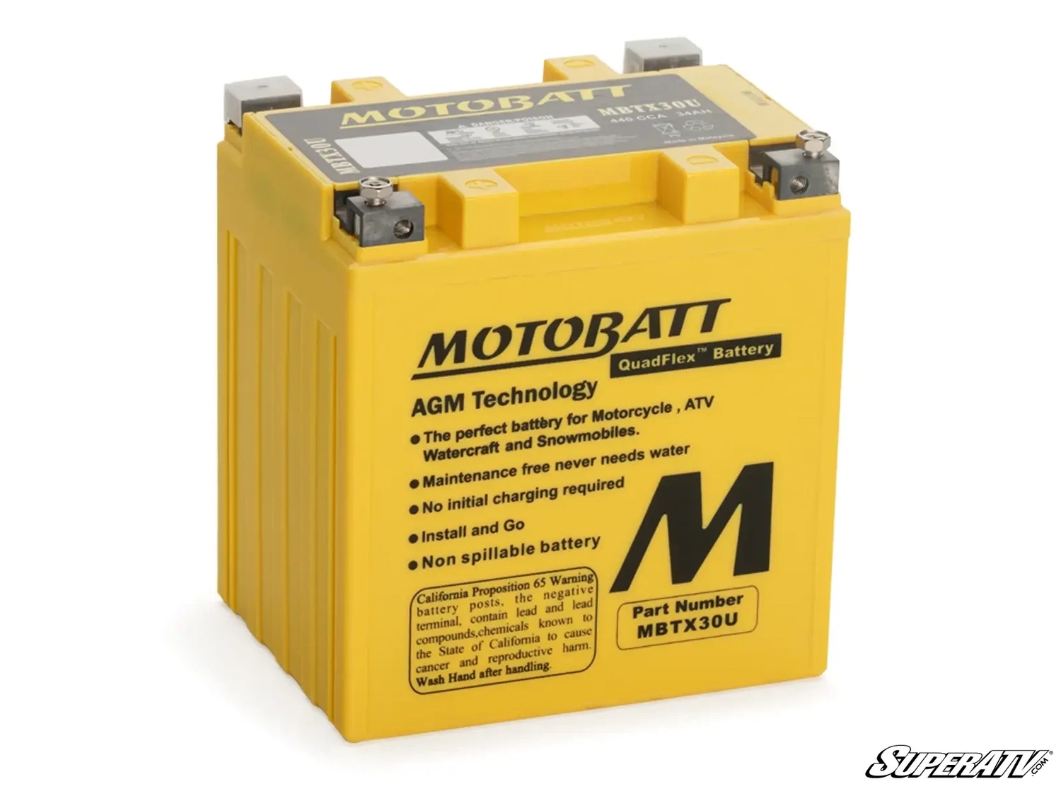 Polaris Sportsman Scrambler 850 1000 Motobatt Battery Replacement
