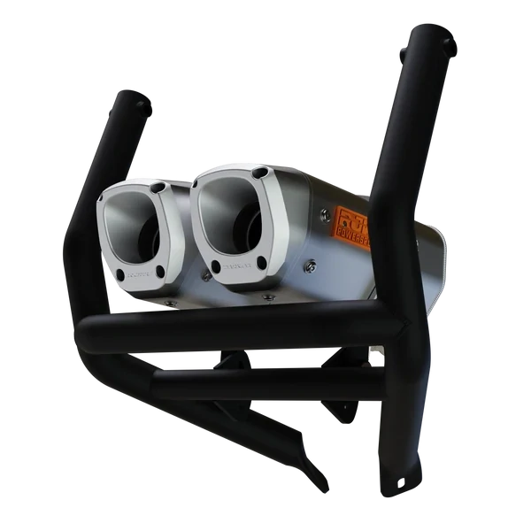 RJWC Outlander 500-700 Dual Exhaust With Bumper