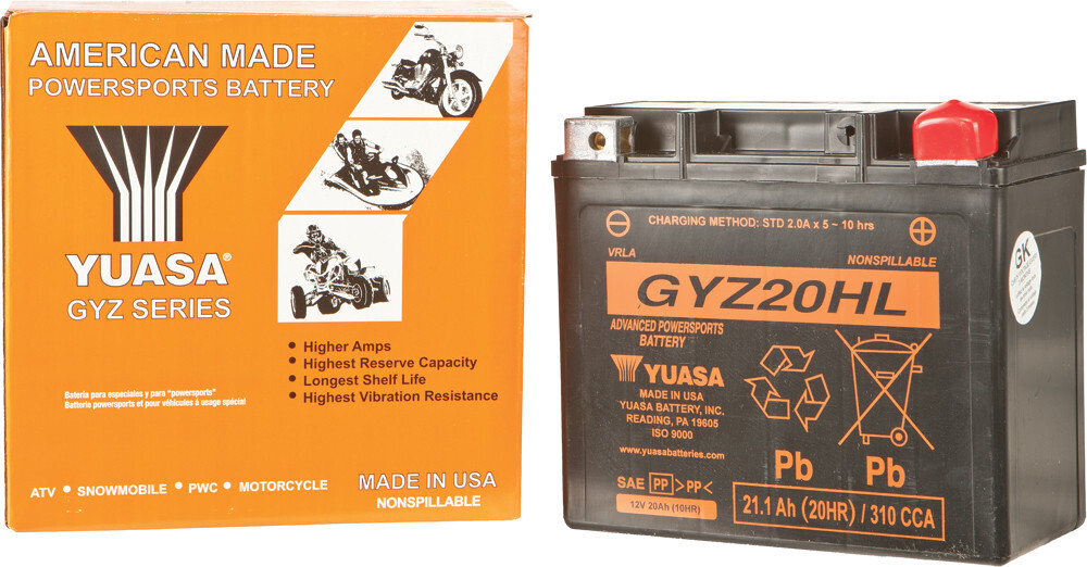 YUASA BATTERY SPORTSMAN/SCRAMBLER 48&quot; - GYZ20HL