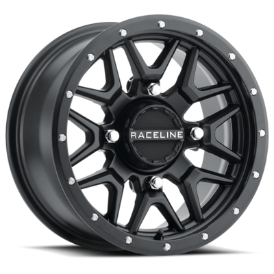 RACELINE KRANK WHEEL 14X7 4/156 5+2 (+10MM) BLACK