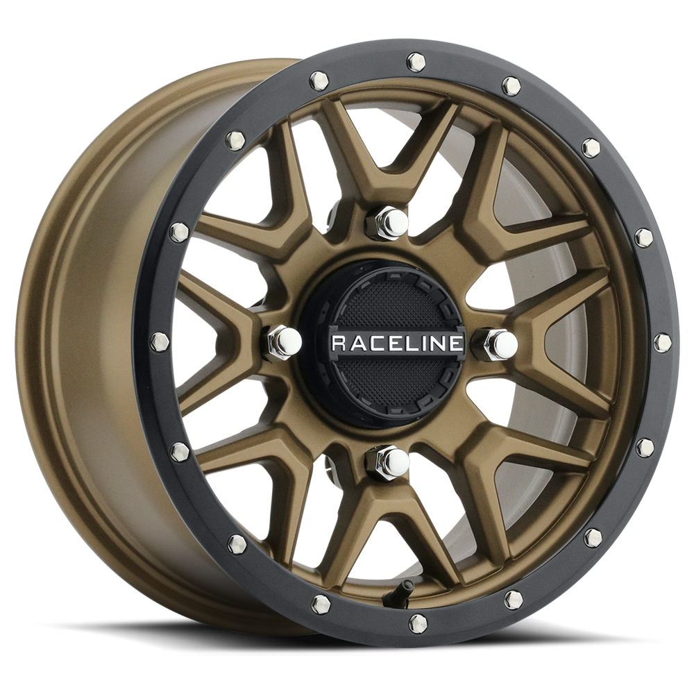 RACELINE KRANK WHEEL 14X7 4/156 5+2 (+10MM) BLK/BRONZE