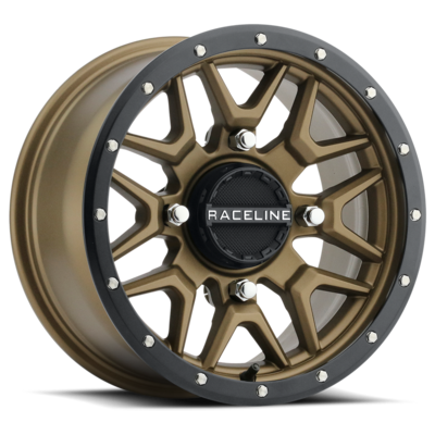 RACELINE KRANK WHEEL 14X7 4/156 5+2 (+10MM) BLK/BRONZE
