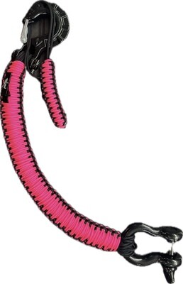 TowCord Timmy - PINK/Black 28” TowCord Paracord