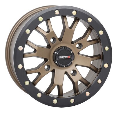 SYSTEM 3 SB4 BL WHEEL 14X7 4+3 (+15MM) 4/137 MATTE BRONZE/BLACK