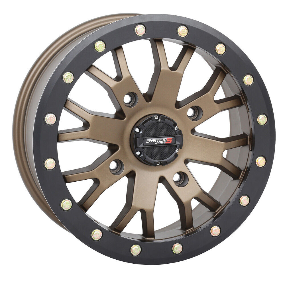 SYSTEM 3 SB4 BL WHEEL 14X7 6+1 (+45MM) 4/156 MATTE BRONZE/BLACK