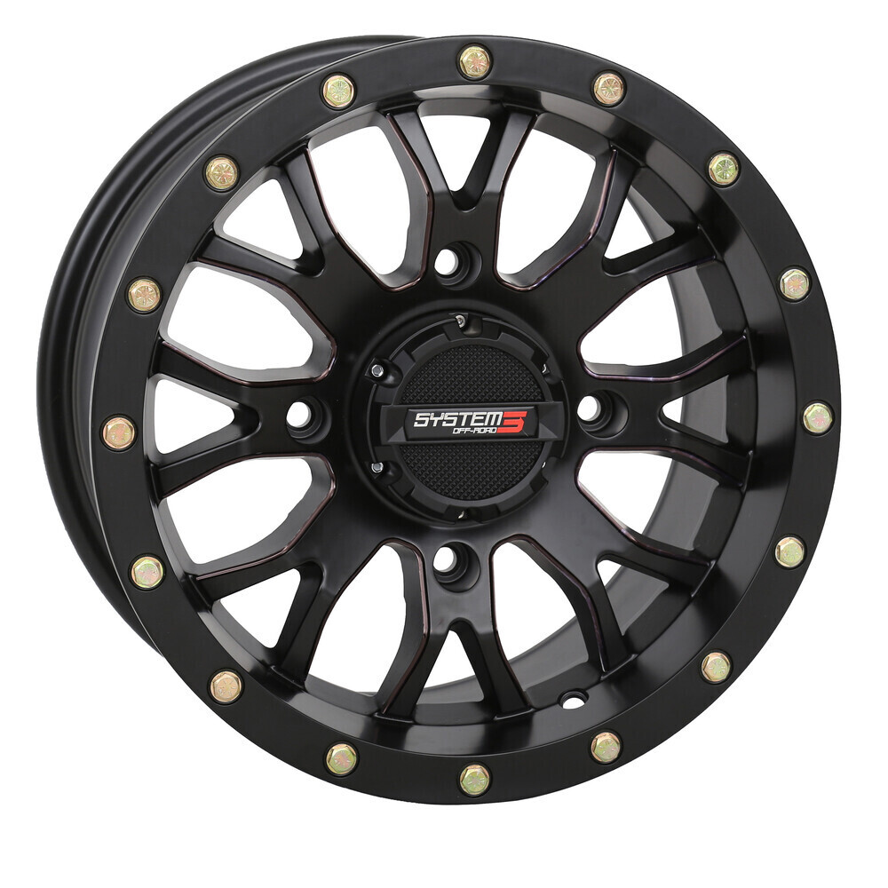 SYSTEM 3 ST3 WHEEL 18X7 4+3 (+10MM) 4/137 MATTE BLACK
