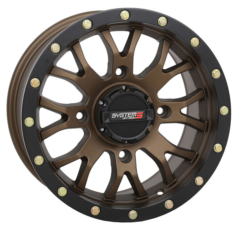 SYSTEM 3 ST3 WHEEL 18X7 4+3 (+10MM) 4/156 MATTE BRONZE/BLACK