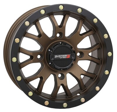 SYSTEM 3 ST3 WHEEL 18X7 4+3 (+10MM) 4/156 MATTE BRONZE/BLACK