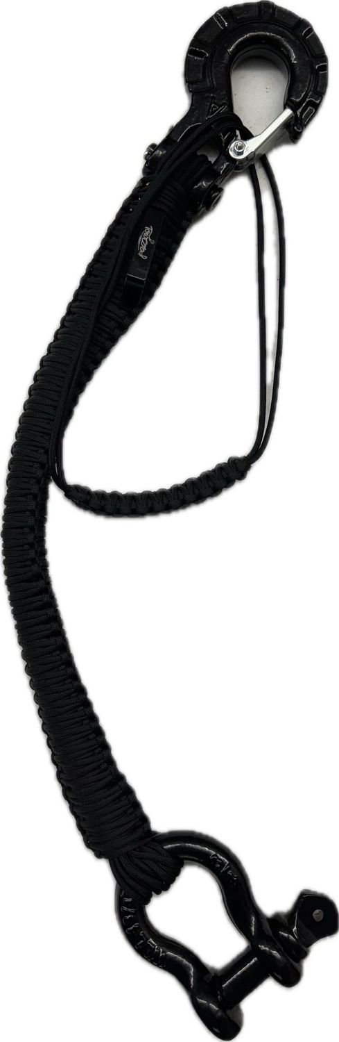 TowCord Timmy - Black/Black 28” TowCord Paracord