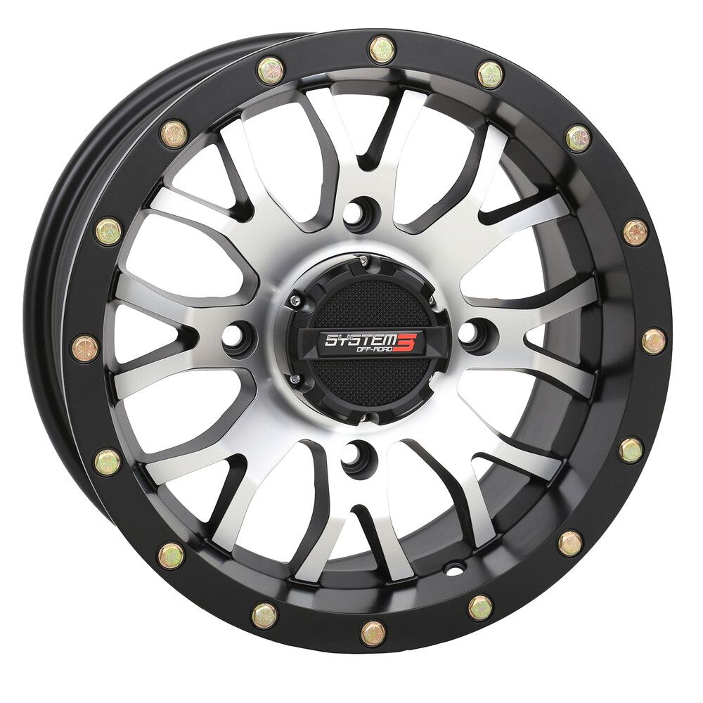 SYSTEM 3 ST3 WHEEL 14X7 5+2 (+30MM) 4/156 MATTE MACHINED/BLACK