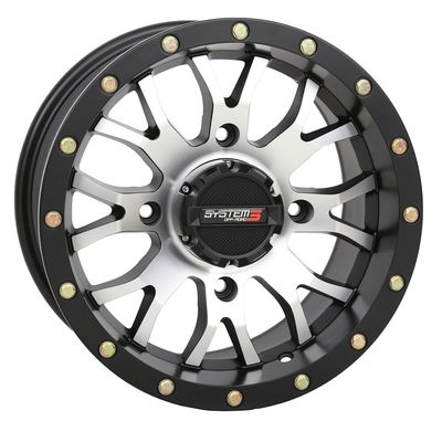 SYSTEM 3 ST3 WHEEL 14X7 5+2 (+30MM) 4/156 MATTE MACHINED/BLACK