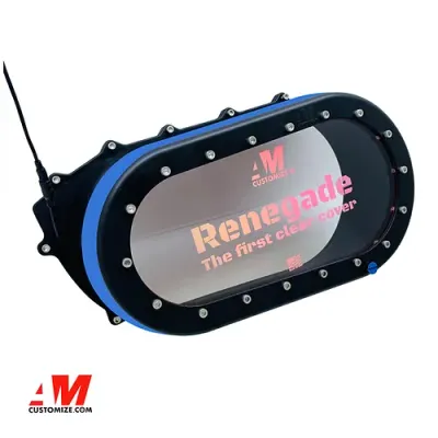 AM custom clear cvt cover can-am outlander / renegade