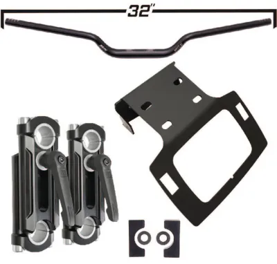 Polaris Scrambler 1000 S 55&quot; Handlebar Riser Combo Kit