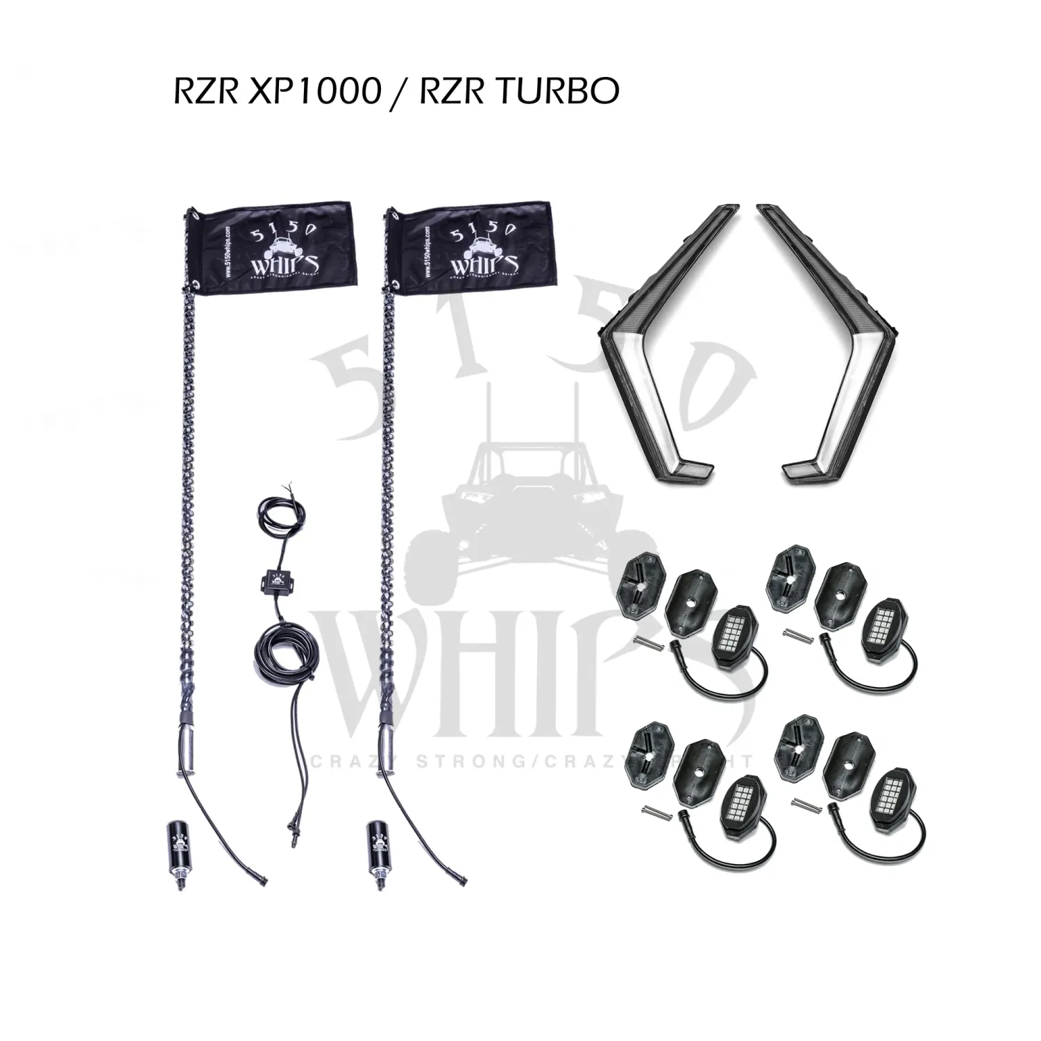 5150 WHIPS RZR XP1000 / Turbo Lighting Kit
