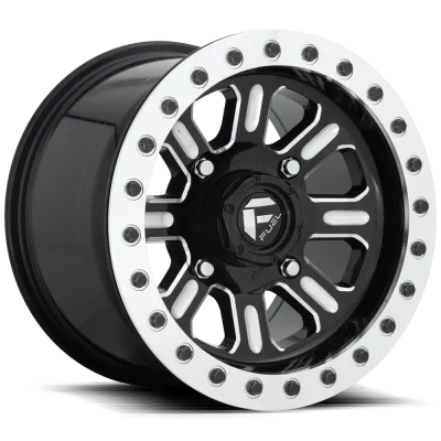 D910 HARDLINE BEADLOCK GLOSS BLACK MILLED 15X7 4X137 38mm