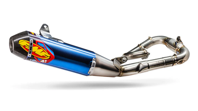 FMF Factory 4.1 RCT Anodized Full System/ Carbon End Cap 044438
