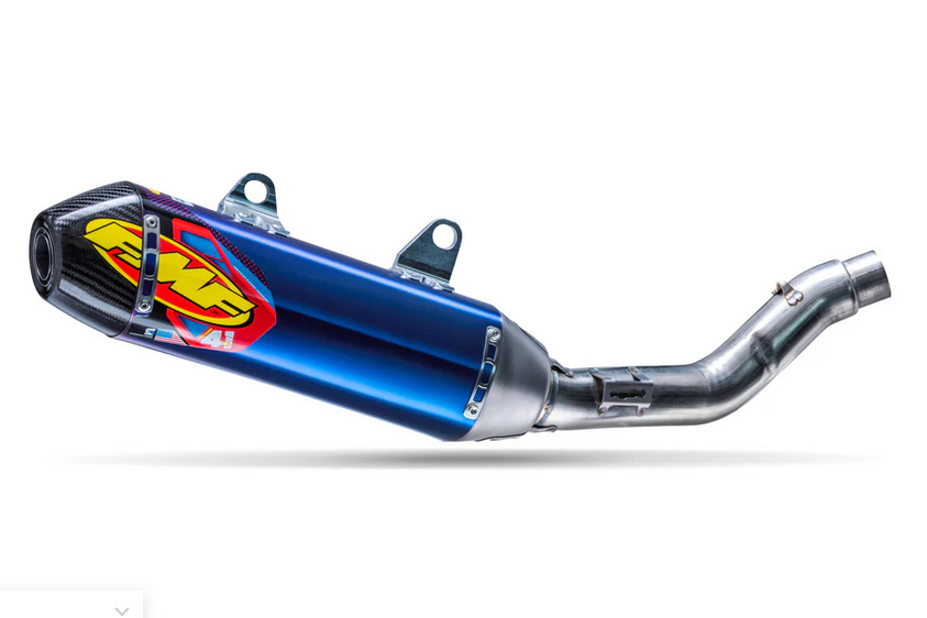 FMF FACTORY 4.1 RCT TITANIUM ANODIZED SL (Slip-On) W/ CARBON CAP 044400