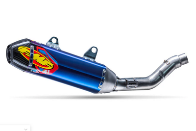FMF FACTORY 4.1 RCT TITANIUM ANODIZED SL (Slip-On) W/ CARBON CAP 044400