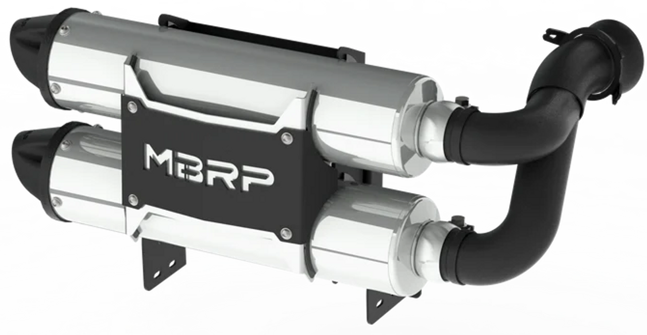 MBRP Dual Slip-on Performance Series Exhaust 2017-2024 Can-Am Maverick X3 Turbo/ Turbo R/ Turbo RR