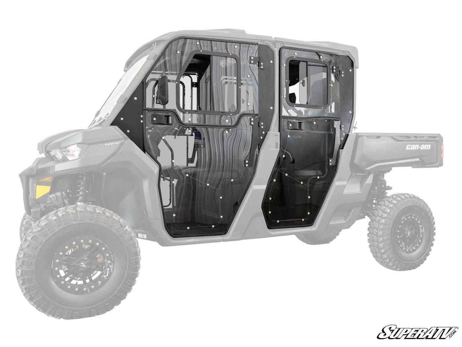 SUPER ATV Can-Am Defender MAX Convertible Cab Enclosure Doors