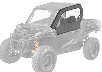 SuperATV Can-Am Commander Primal Soft Cab Enclosure Upper Doors