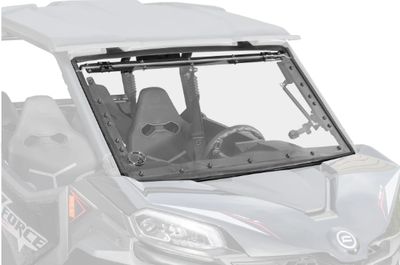SuperATV CFMOTO ZForce 950 Sport Scratch-Resistant Flip Windshield