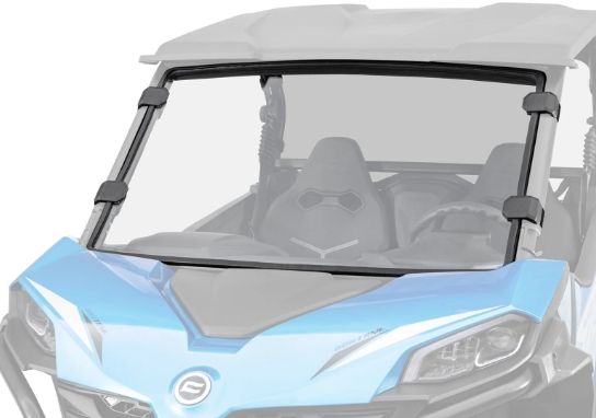 SuperATV CFMOTO ZForce 950 Sport Scratch Resistant Full Windshield
