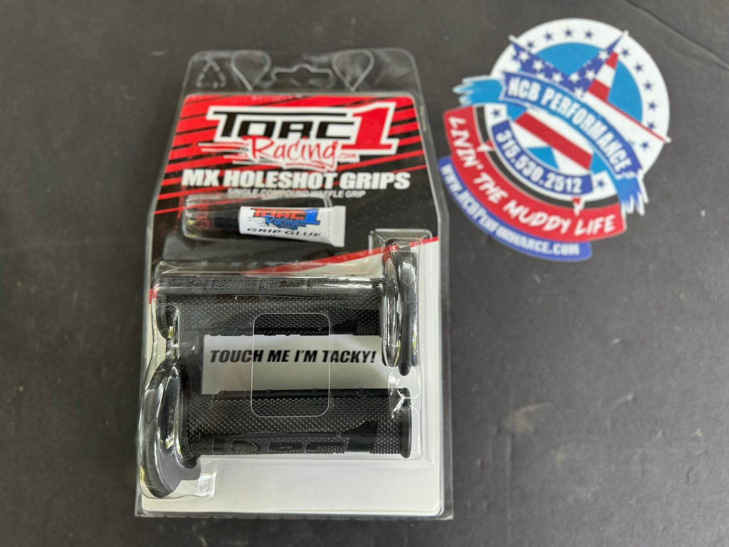 TORC 1 HOLE SHOT MX BLACK GRIPS