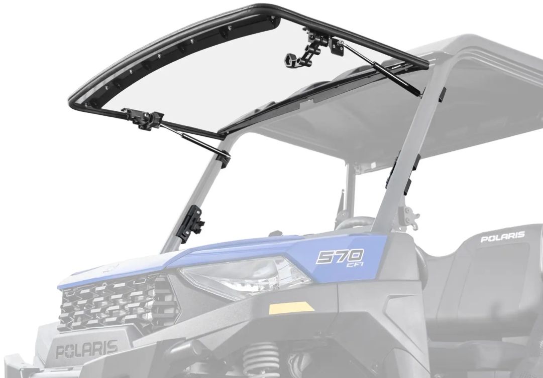 Polaris Ranger SP 570 Scratch-Resistant Flip Windshield