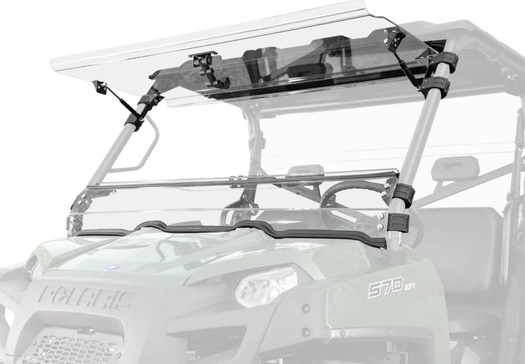 Polaris Ranger Full-Size 570 Scratch Resistant Flip Windshield
