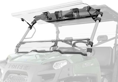 Polaris Ranger Full-Size 570 Scratch Resistant Flip Windshield