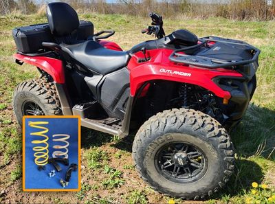 2023-24 Can Am Outlander, Outlander DPS, XT, Max XT, XMR, and Pro 700 models 0-4500&#39; elevation. 29.5-30 Extreme mud tires, and all 32” tires. (adjustable flyweights allow for some adjustment for mid-e
