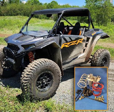 2024 Polaris RZR XP 1000 models – Oversized tires (31-33”), 0-4000’ elevation. Adjustable kit.