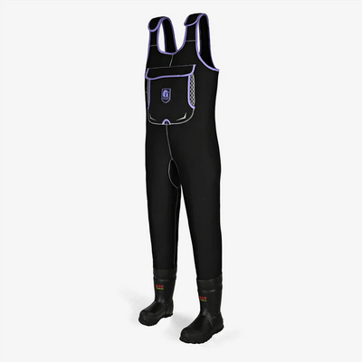Retro Waders - Black/Purple - Gator Waders